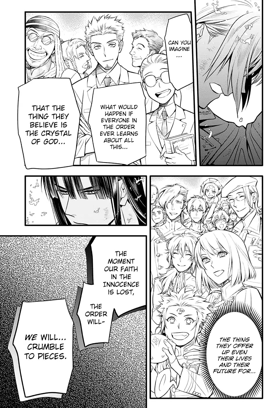 D.Gray-man Chapter 230 page 23 - Chapter 230: Saying Goodbye to A.W - Tear Tracks in the Flickering Light