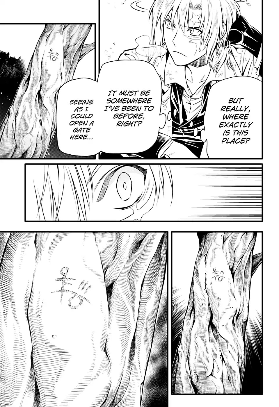 D.Gray-man Chapter 230 page 31 - Chapter 230: Saying Goodbye to A.W - Tear Tracks in the Flickering Light