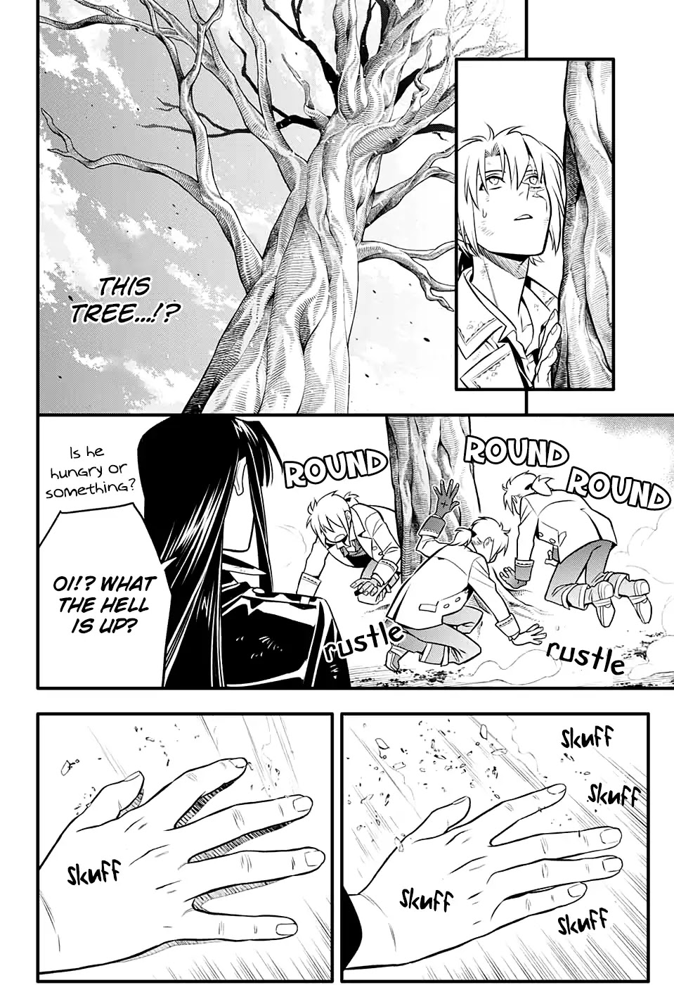 D.Gray-man Chapter 230 page 34 - Chapter 230: Saying Goodbye to A.W - Tear Tracks in the Flickering Light