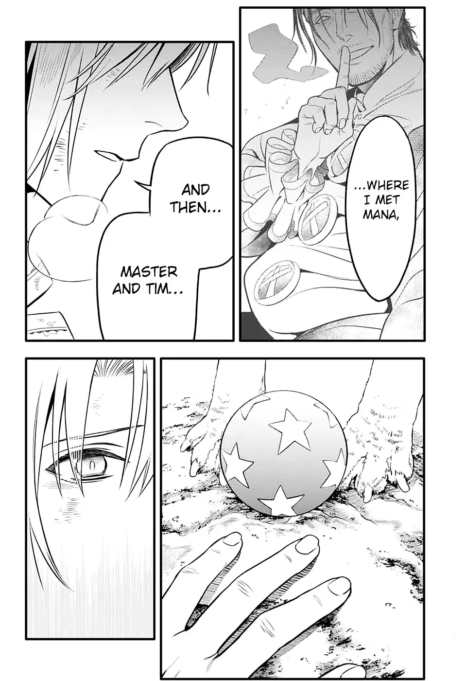 D.Gray-man Chapter 230 page 36 - Chapter 230: Saying Goodbye to A.W - Tear Tracks in the Flickering Light