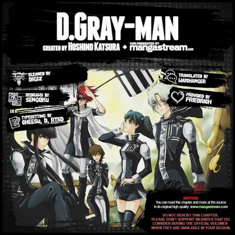 D.Gray-man Chapter 231 page 2 - Chapter 231: Farewell To A.W - The Prologue