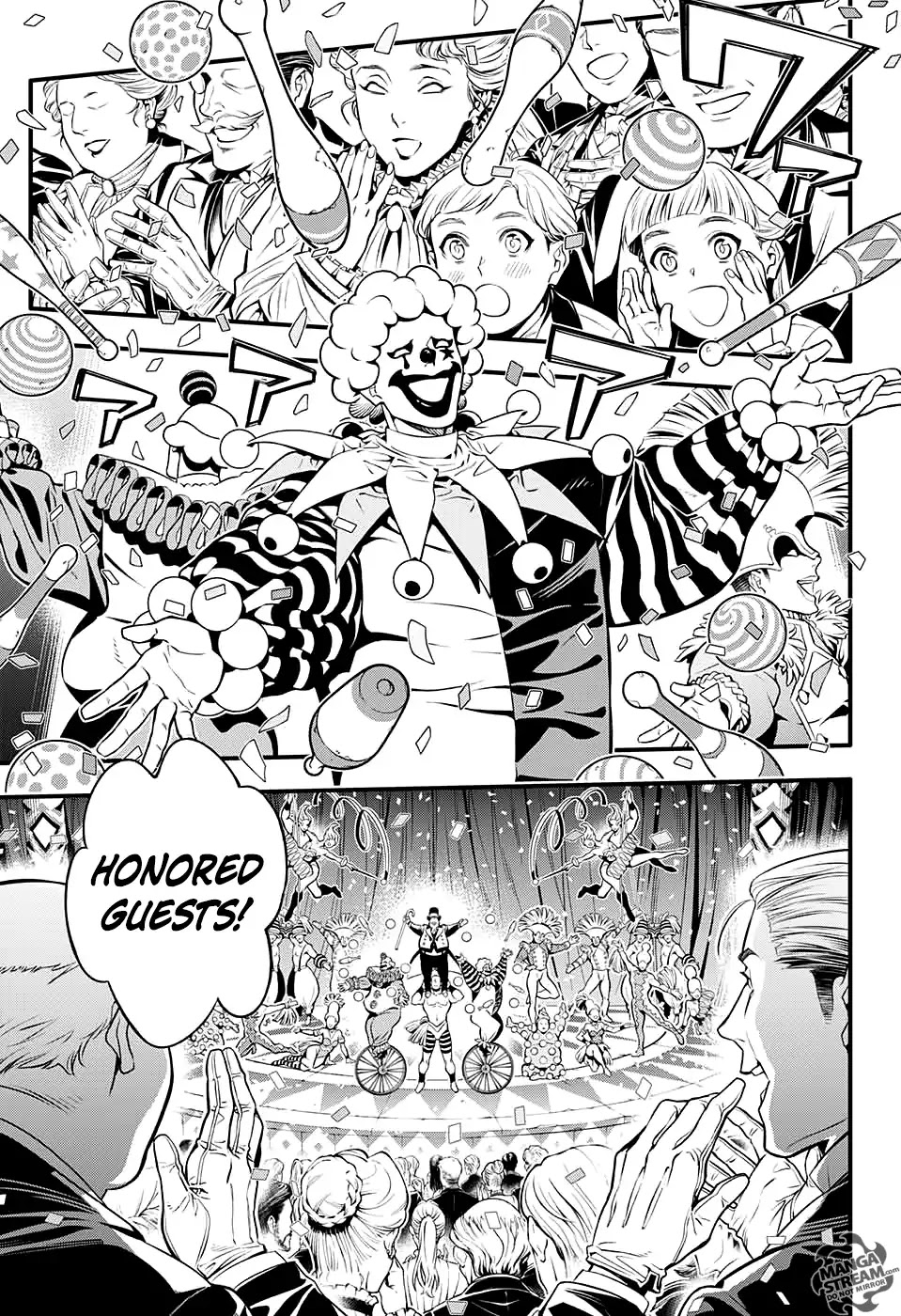 D.Gray-man Chapter 232 page 11 - Chapter 232: Farewell to A.W - Red-arm and the Clown
