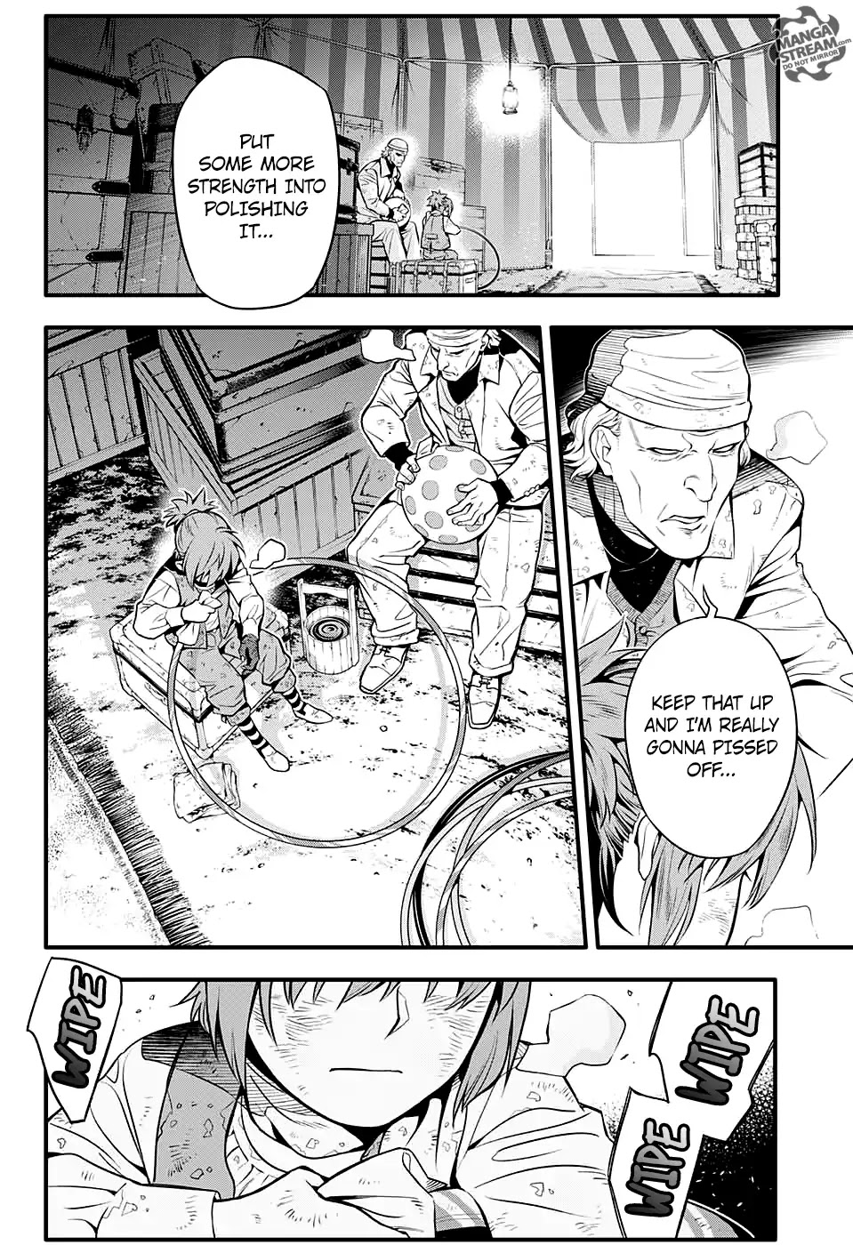 D.Gray-man Chapter 232 page 14 - Chapter 232: Farewell to A.W - Red-arm and the Clown