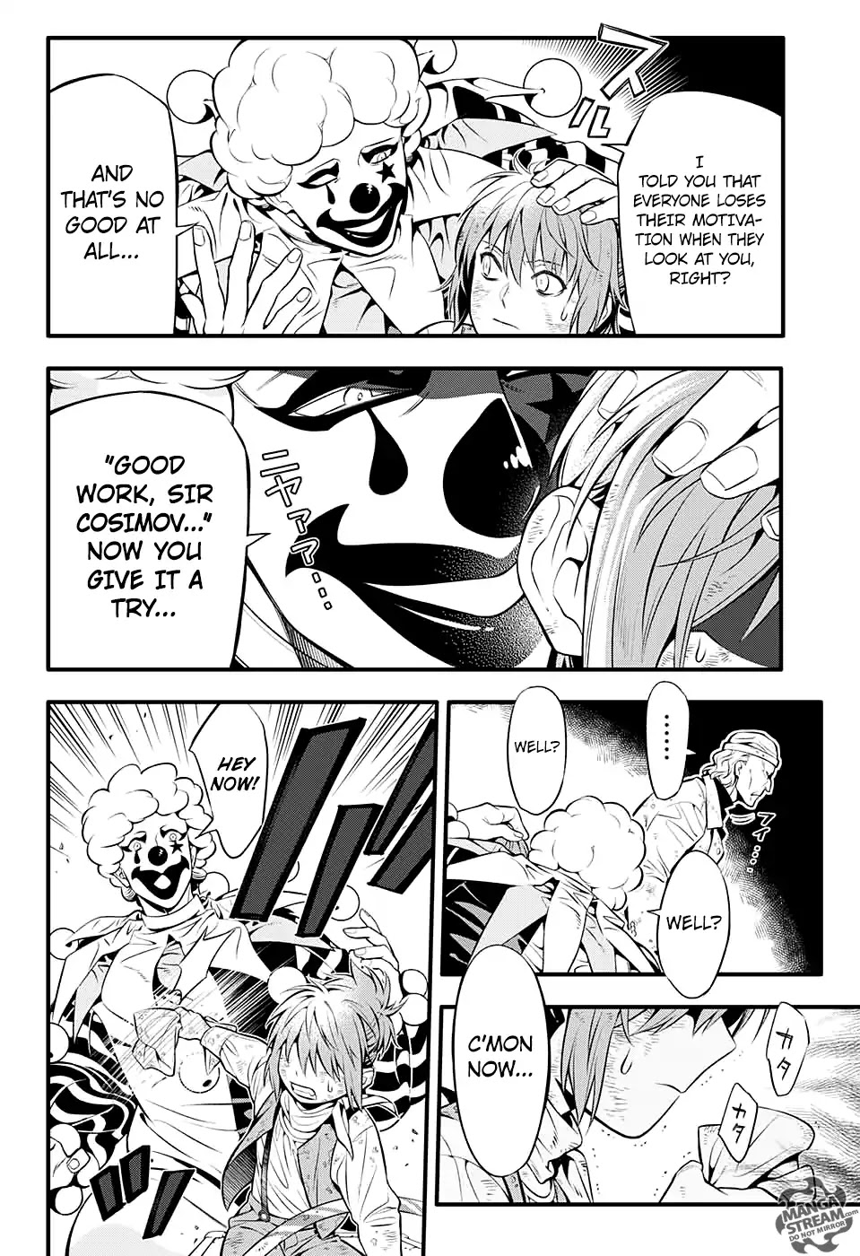 D.Gray-man Chapter 232 page 18 - Chapter 232: Farewell to A.W - Red-arm and the Clown