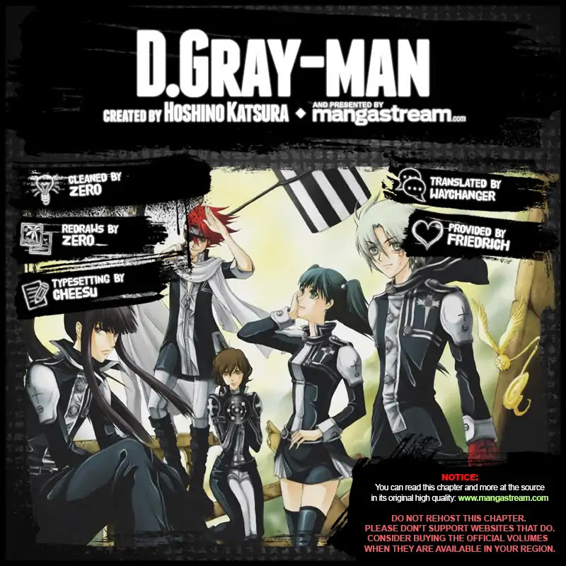 D.Gray-man Chapter 232 page 2 - Chapter 232: Farewell to A.W - Red-arm and the Clown