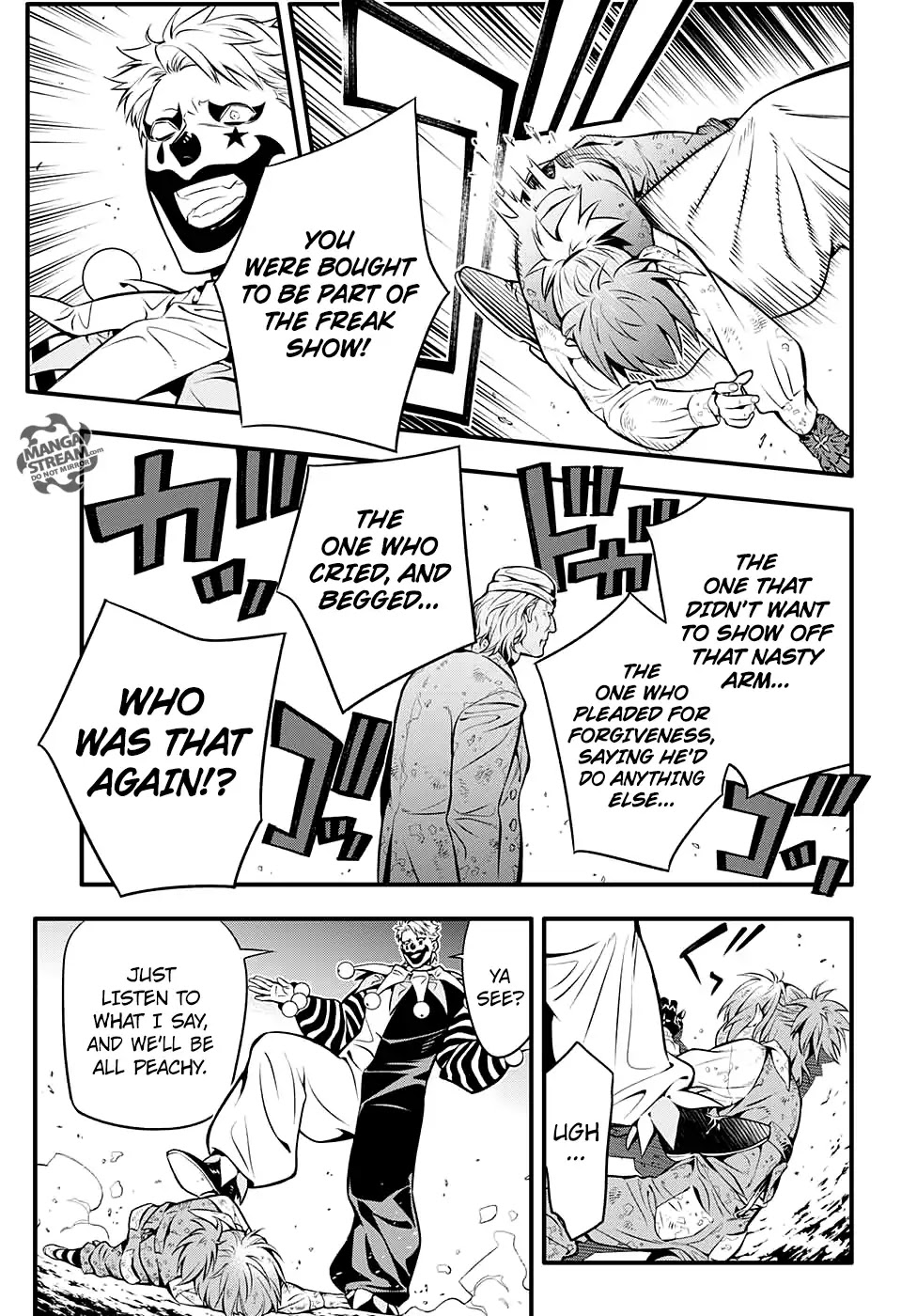 D.Gray-man Chapter 232 page 21 - Chapter 232: Farewell to A.W - Red-arm and the Clown