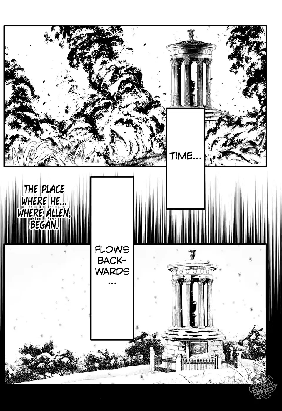 D.Gray-man Chapter 232 page 3 - Chapter 232: Farewell to A.W - Red-arm and the Clown
