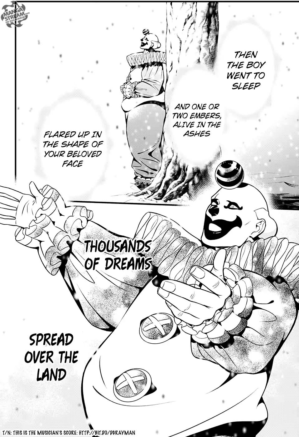 D.Gray-man Chapter 232 page 30 - Chapter 232: Farewell to A.W - Red-arm and the Clown