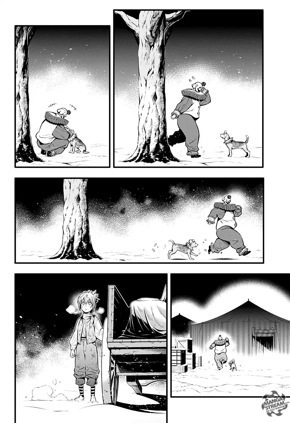 D.Gray-man Chapter 232 page 34 - Chapter 232: Farewell to A.W - Red-arm and the Clown