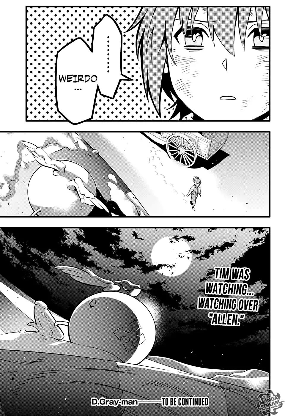 D.Gray-man Chapter 232 page 35 - Chapter 232: Farewell to A.W - Red-arm and the Clown