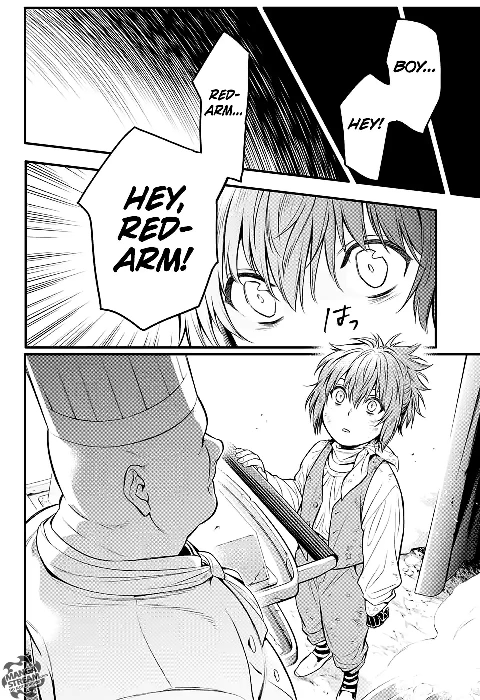 D.Gray-man Chapter 232 page 4 - Chapter 232: Farewell to A.W - Red-arm and the Clown