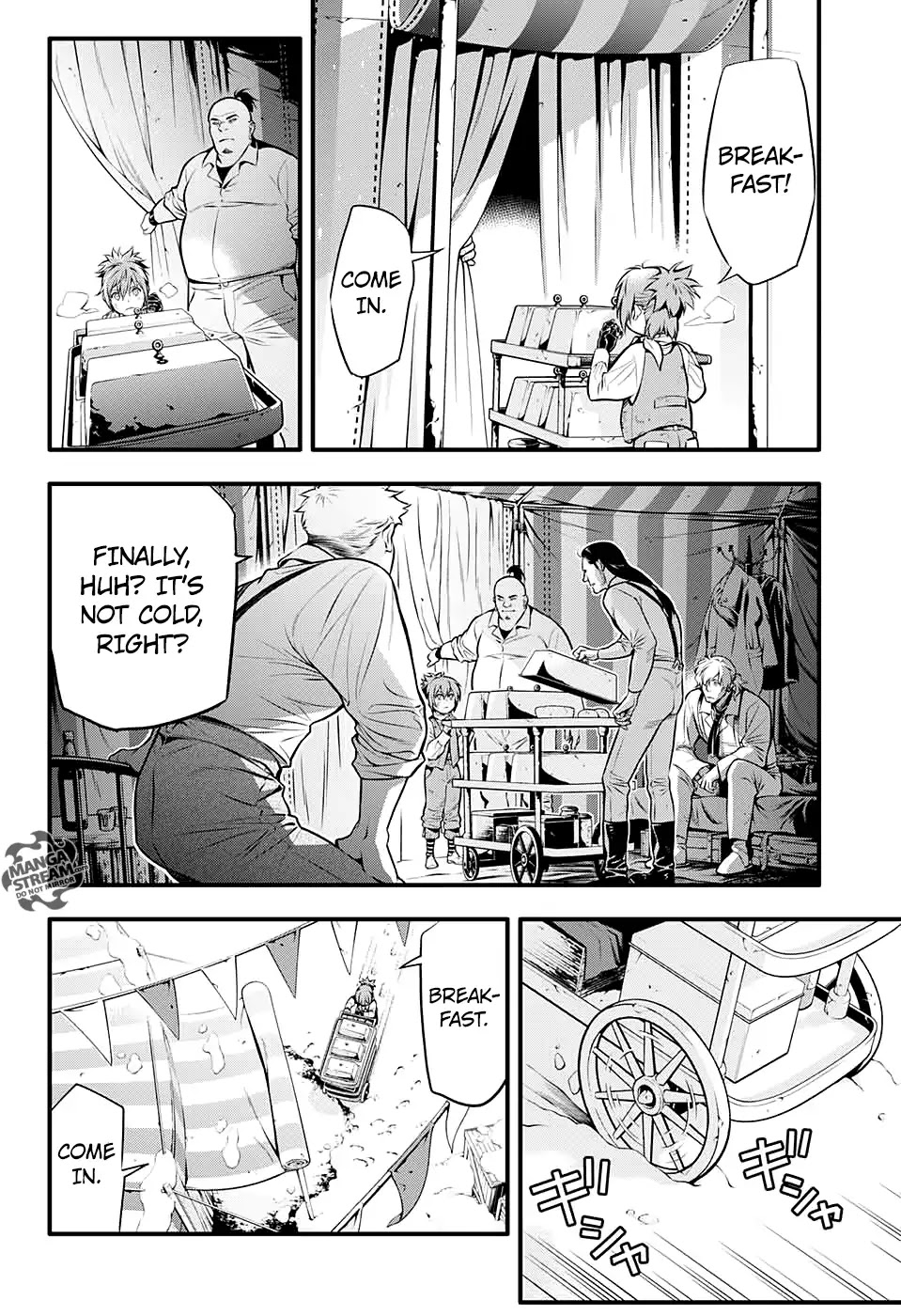 D.Gray-man Chapter 232 page 6 - Chapter 232: Farewell to A.W - Red-arm and the Clown