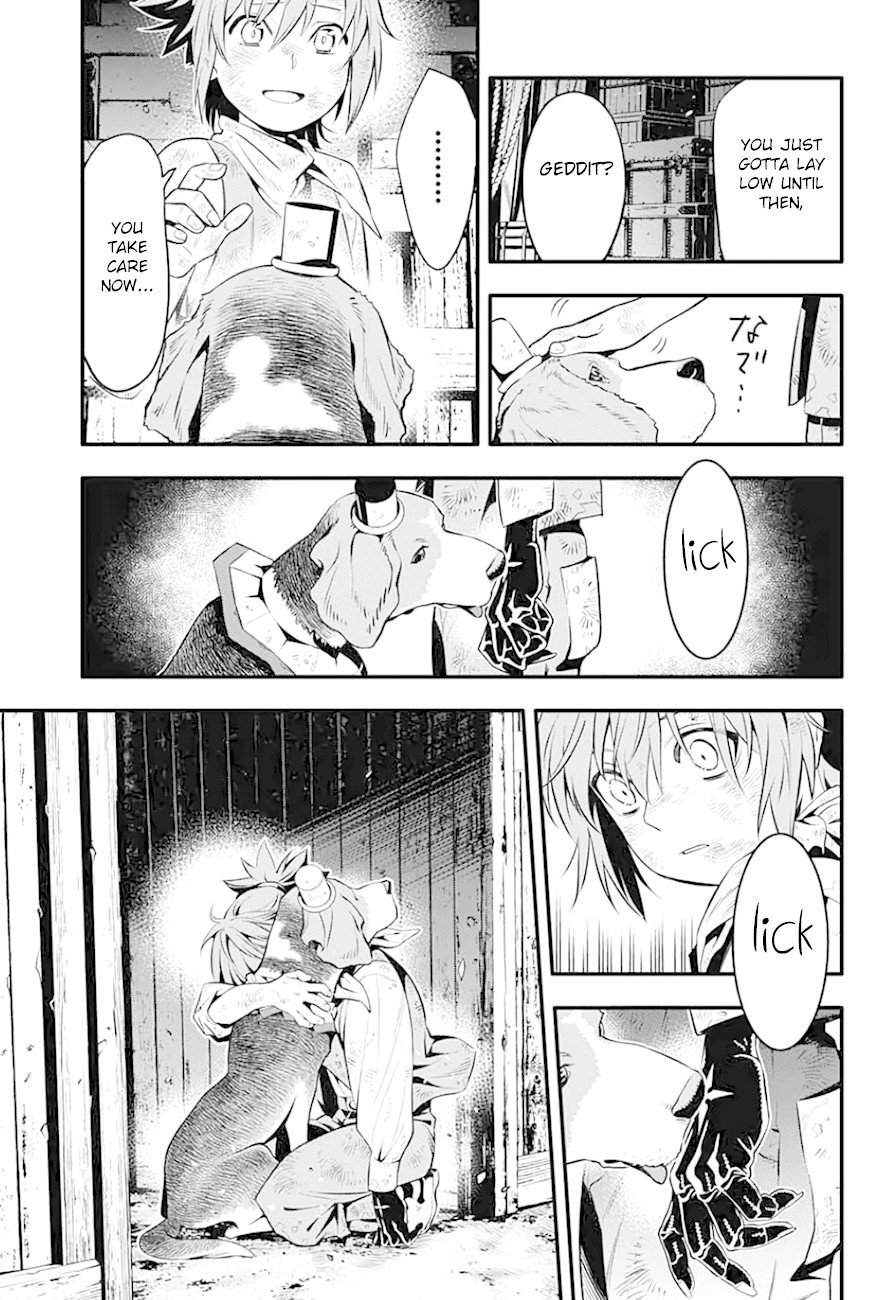 D.Gray-man Chapter 235 page 40 - Chapter 235: Saying Goodbye to A.W - Red and the Dog