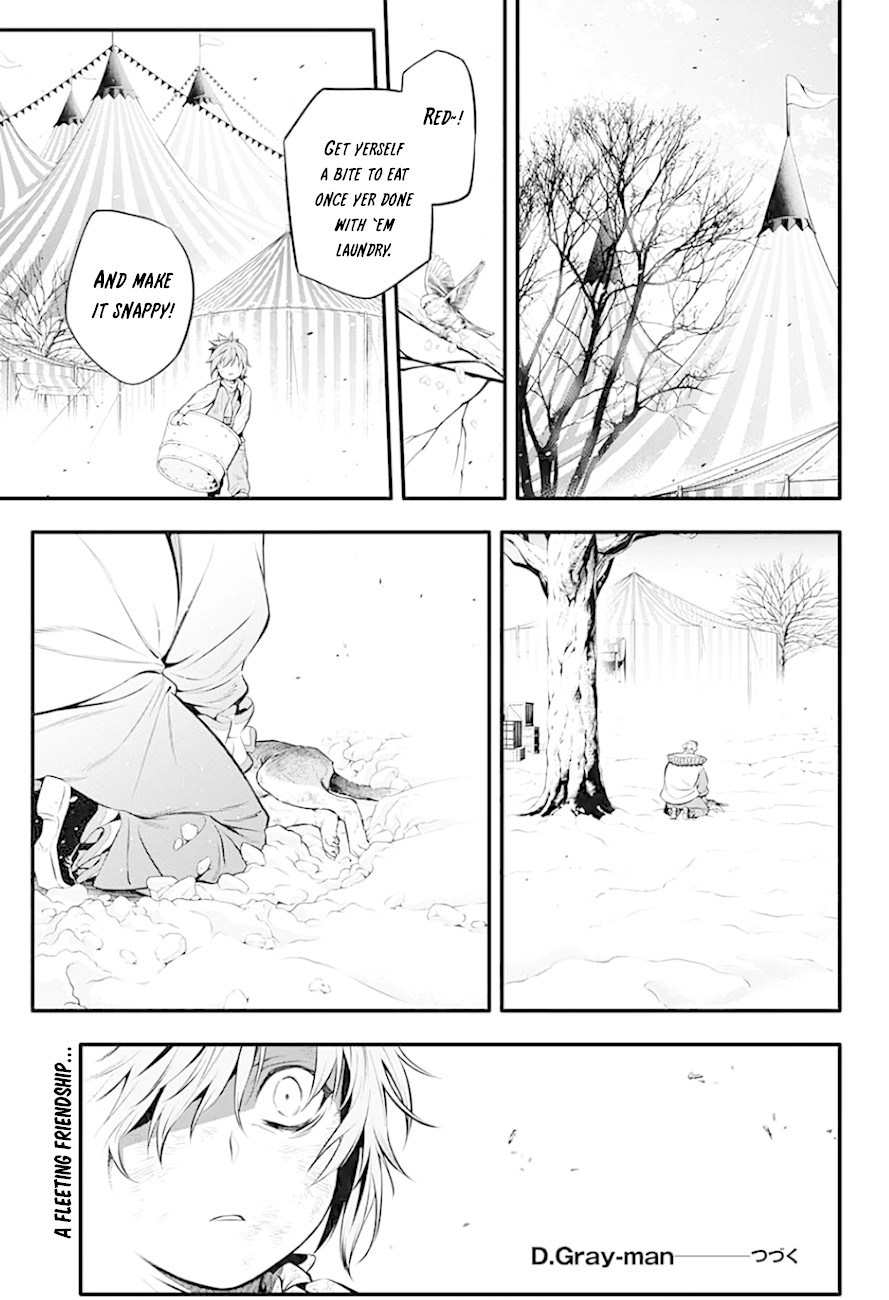 D.Gray-man Chapter 235 page 42 - Chapter 235: Saying Goodbye to A.W - Red and the Dog