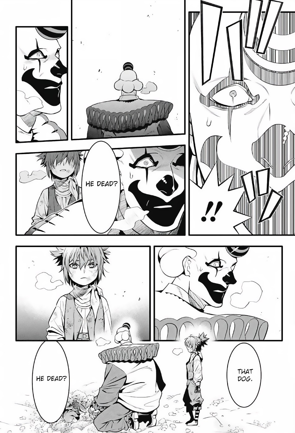 D.Gray-man Chapter 236 page 13 - Chapter 236: Saying Goodbye to A.W - Red and the Pierrot