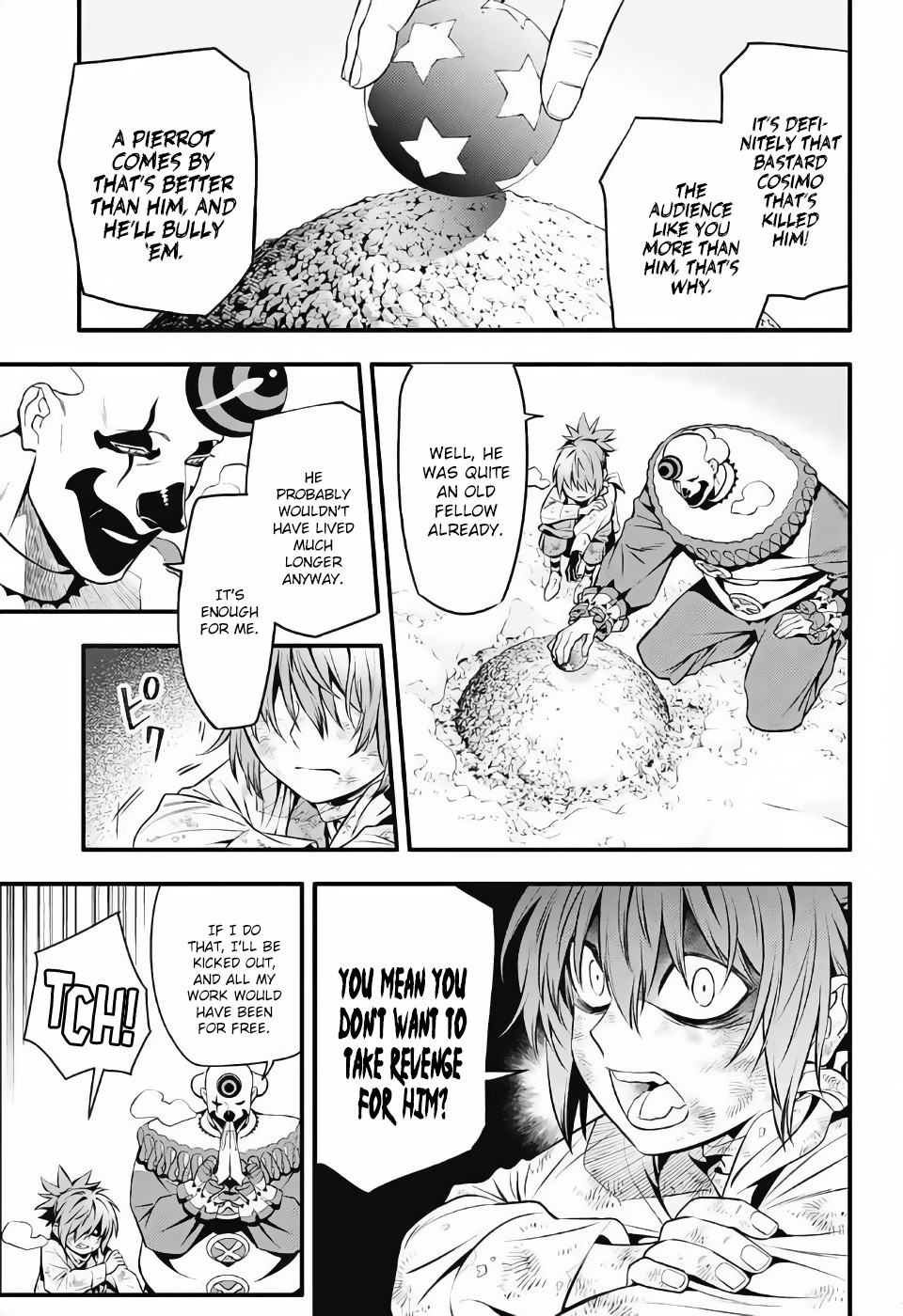 D.Gray-man Chapter 236 page 14 - Chapter 236: Saying Goodbye to A.W - Red and the Pierrot