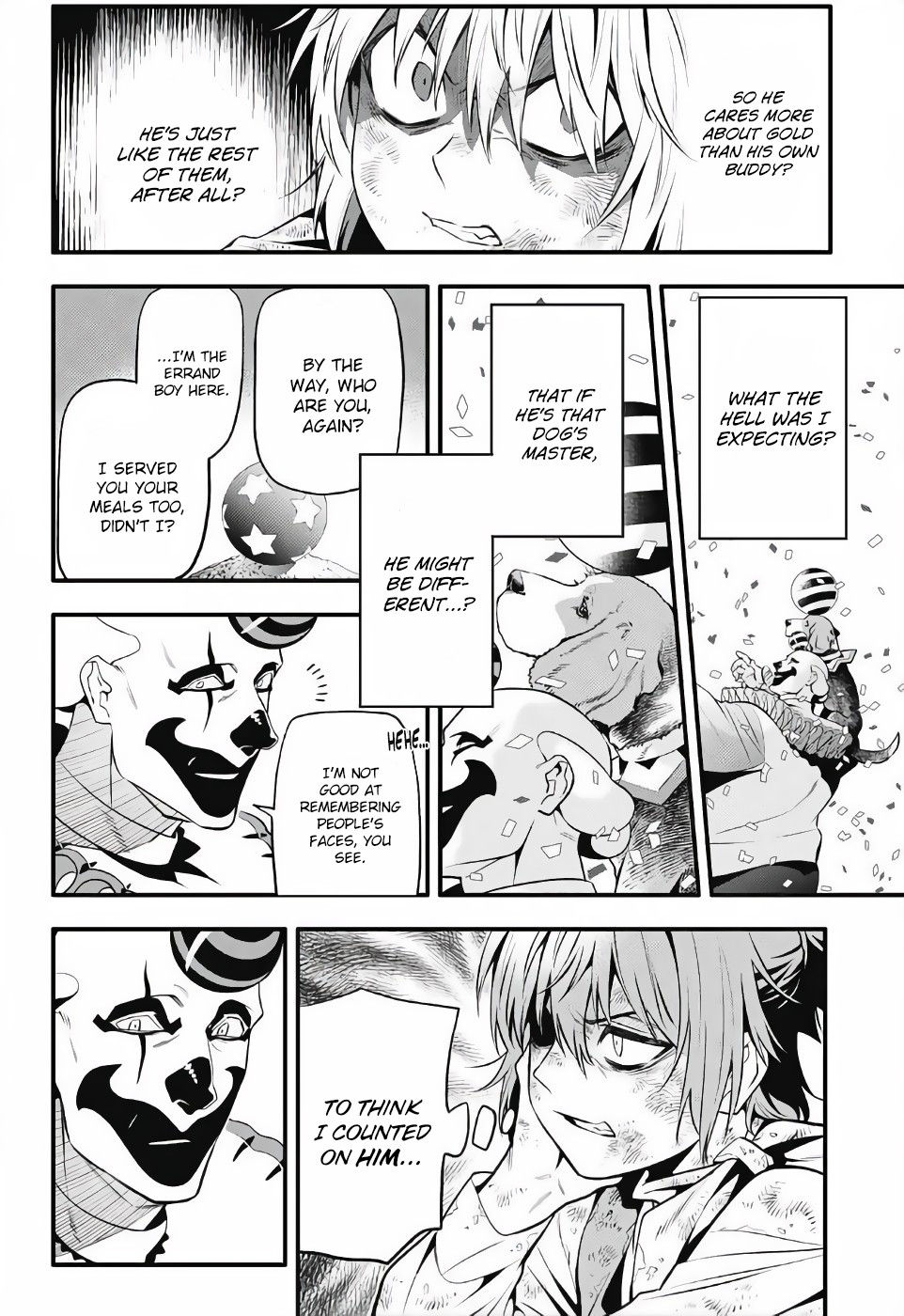 D.Gray-man Chapter 236 page 15 - Chapter 236: Saying Goodbye to A.W - Red and the Pierrot