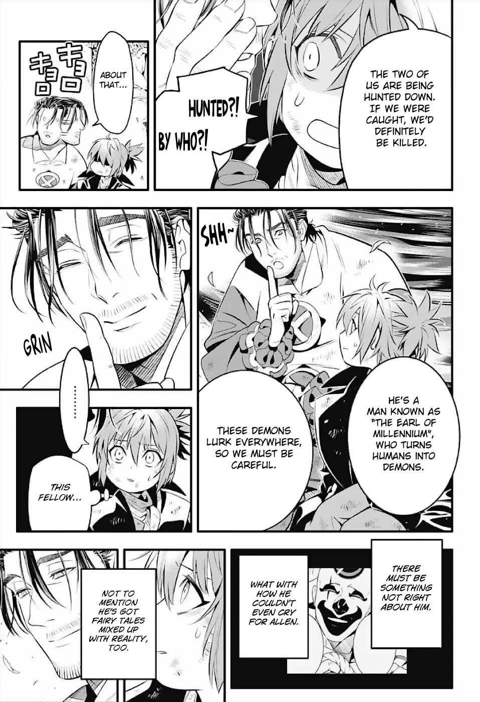 D.Gray-man Chapter 238 page 11 - Chapter 238: Saying Goodbye to A.W - Red and Mana ②