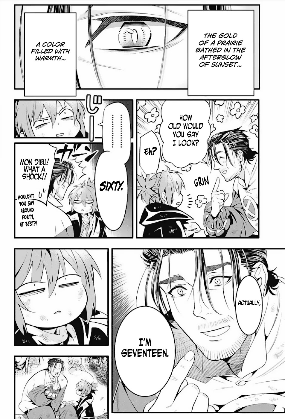 D.Gray-man Chapter 238 page 8 - Chapter 238: Saying Goodbye to A.W - Red and Mana ②