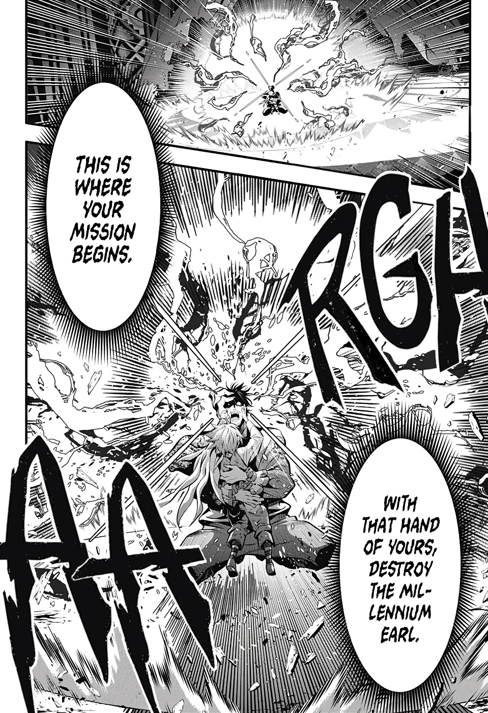 D.Gray-man Chapter 242 page 11 - Chapter 242: Saying Goodbye to A.W - Red and Mana ⑥
