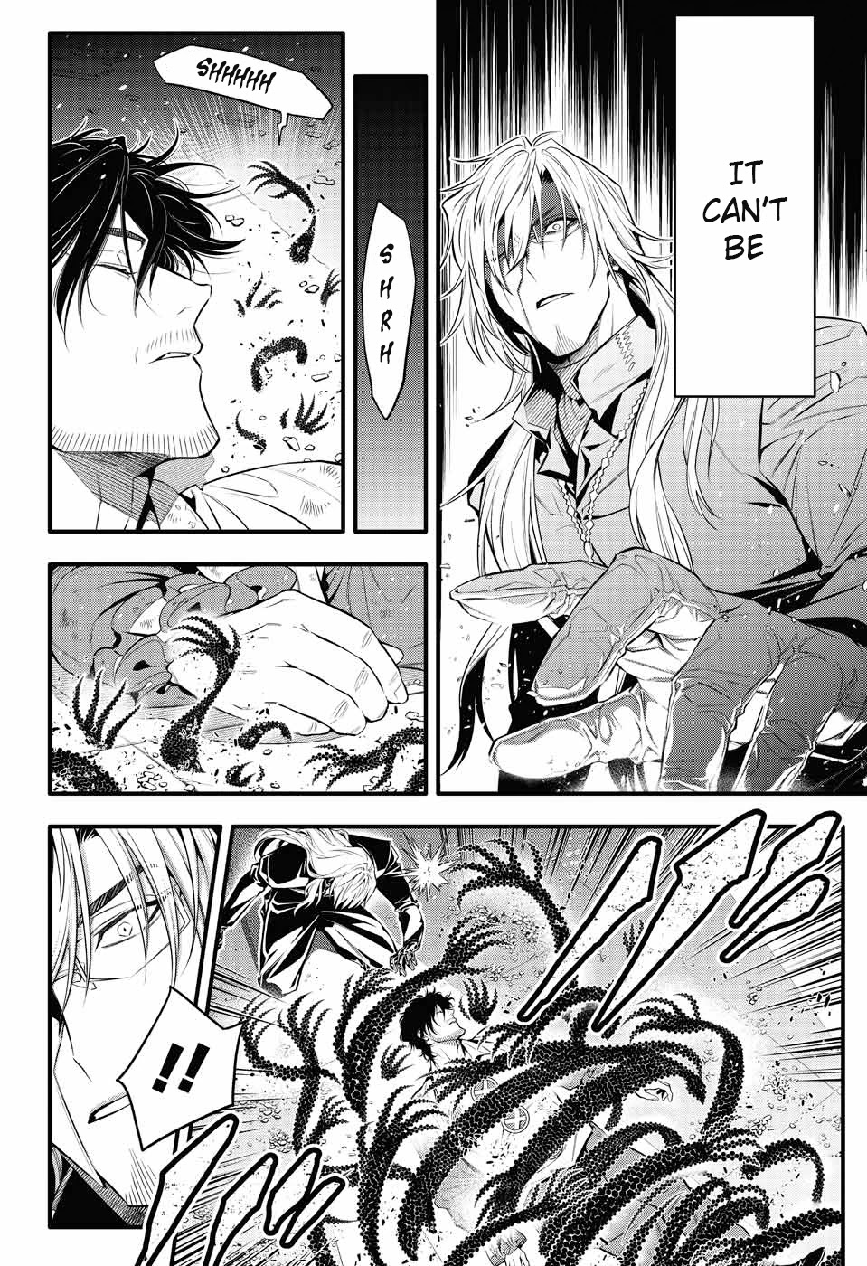 D.Gray-man Chapter 244 page 10 - Chapter 244: Farewell to A.W. - Red Handed and Mana ⑧