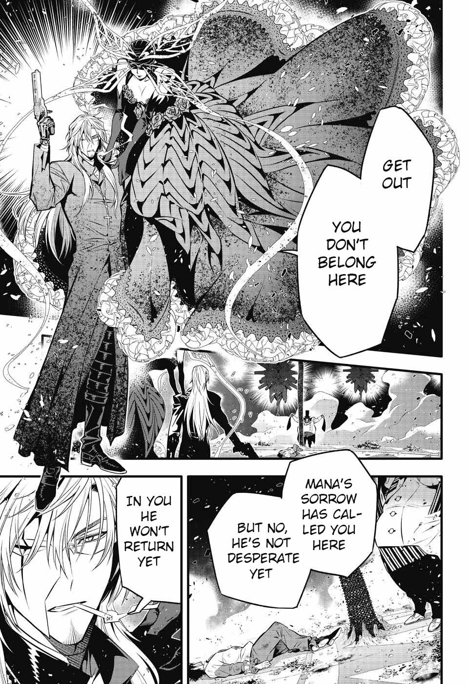 D.Gray-man Chapter 244 page 5 - Chapter 244: Farewell to A.W. - Red Handed and Mana ⑧