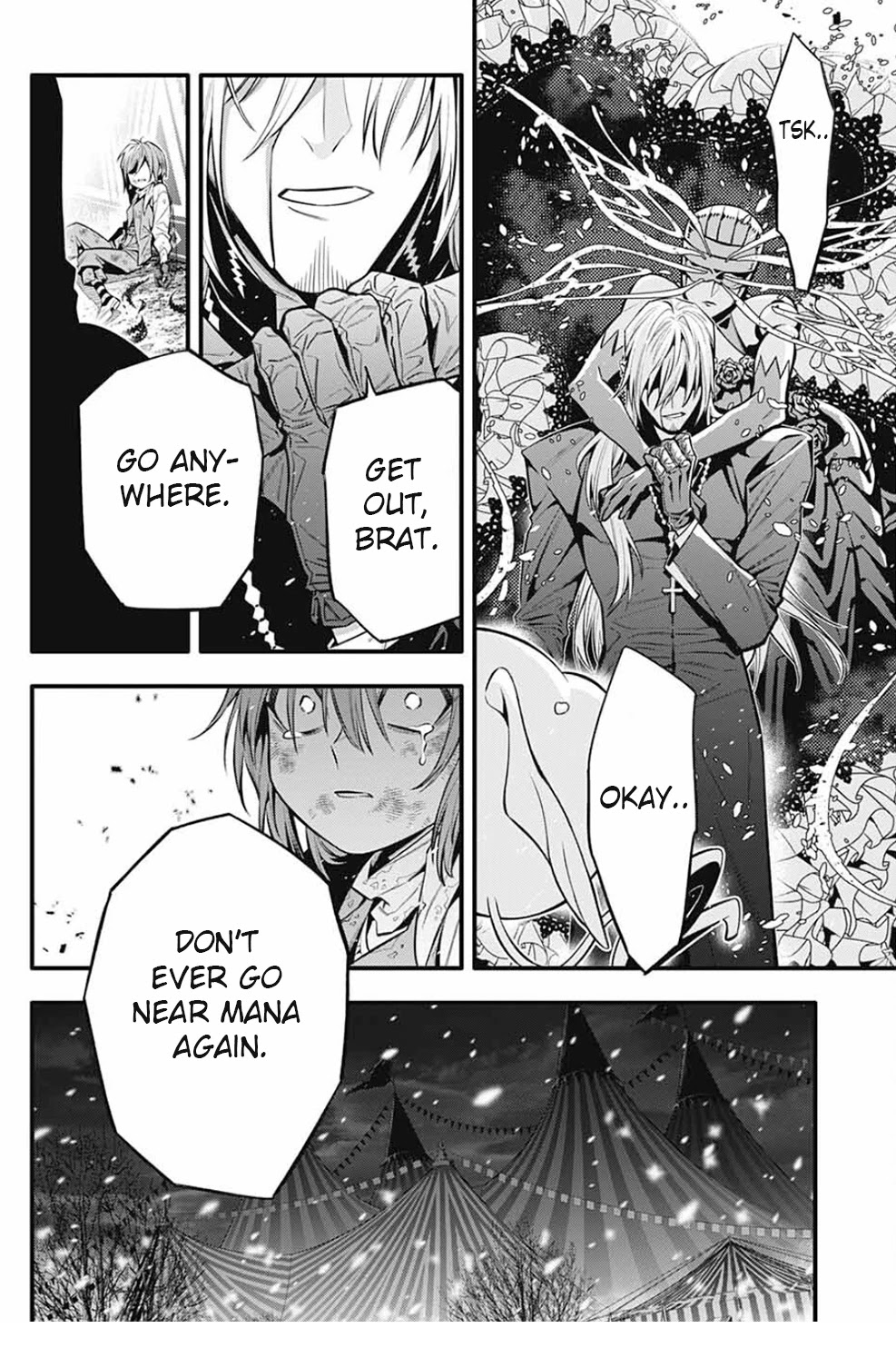 D.Gray-man Chapter 245 page 11 - Chapter 245: Farewell to A.W. - Red Handed and Mana⑨