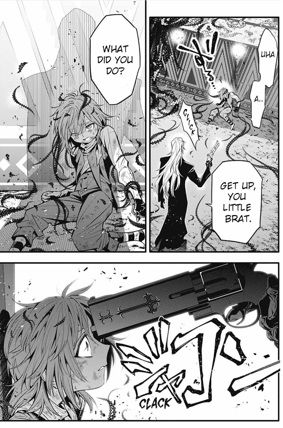 D.Gray-man Chapter 245 page 4 - Chapter 245: Farewell to A.W. - Red Handed and Mana⑨