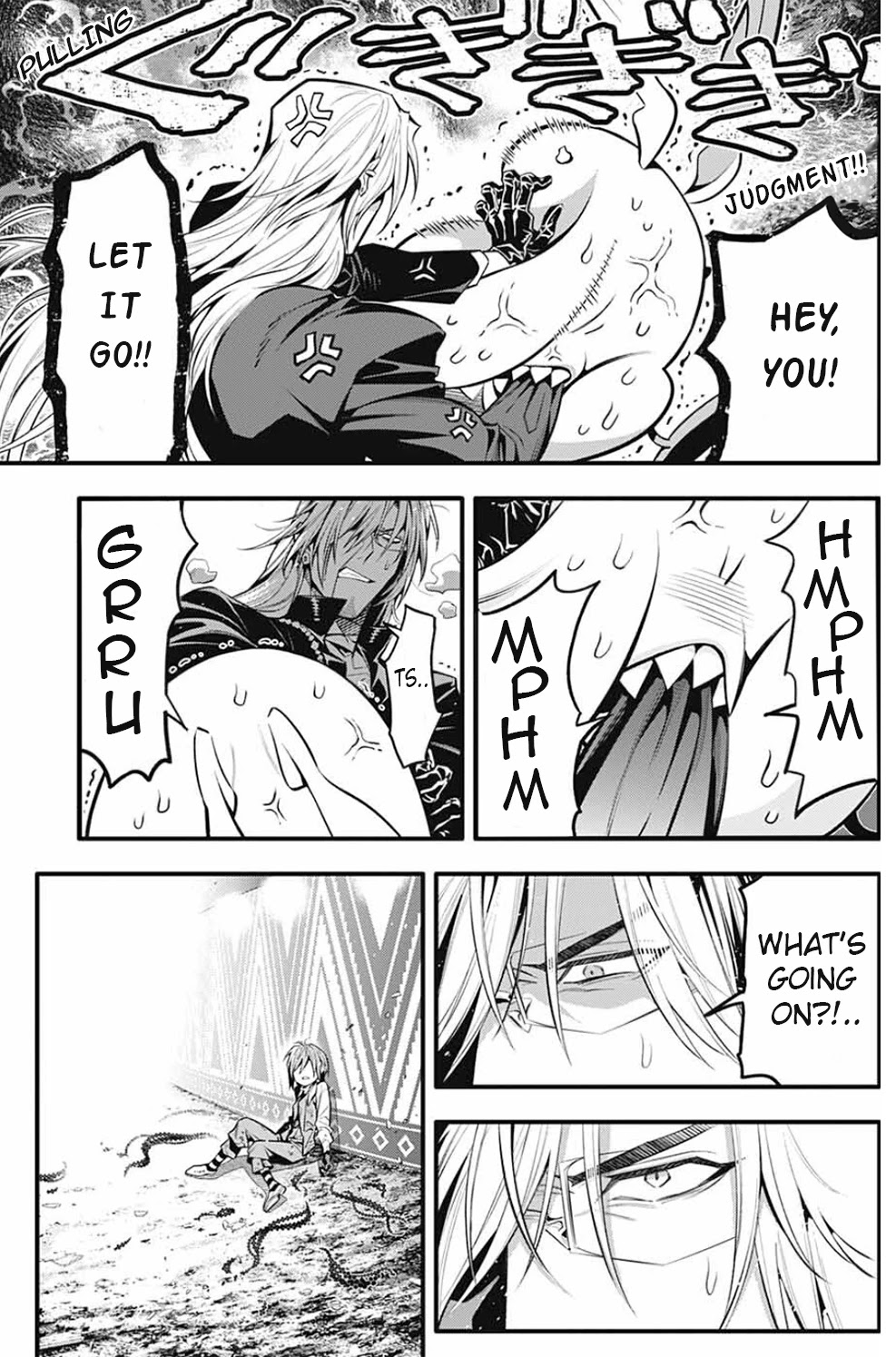 D.Gray-man Chapter 245 page 8 - Chapter 245: Farewell to A.W. - Red Handed and Mana⑨
