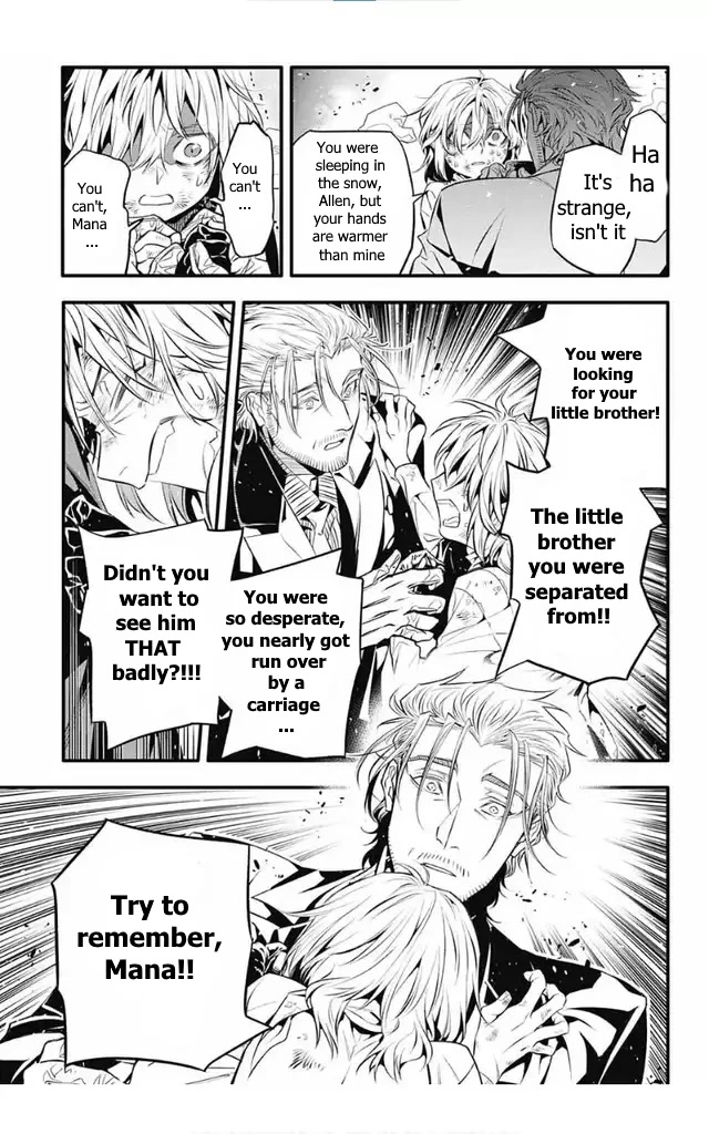 D.Gray-man Chapter 246 page 16 - Chapter 246: Saying Goodbye to A.W - Allen and Mana