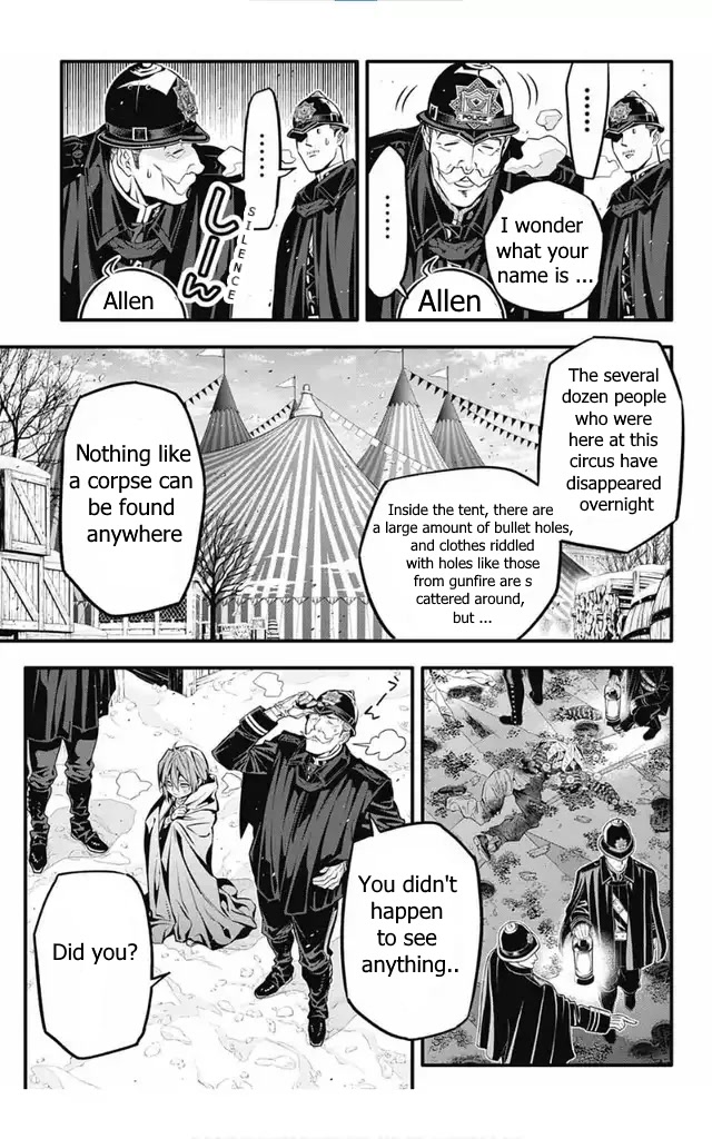 D.Gray-man Chapter 246 page 6 - Chapter 246: Saying Goodbye to A.W - Allen and Mana