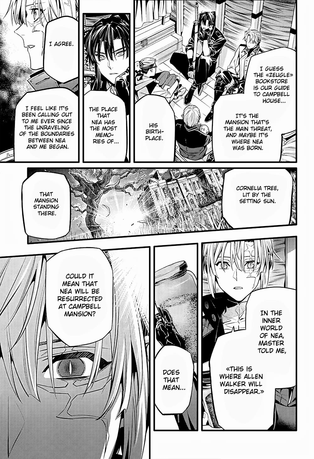 D.Gray-man Chapter 249 page 13 - Chapter 249: Farewell to Allen Walker