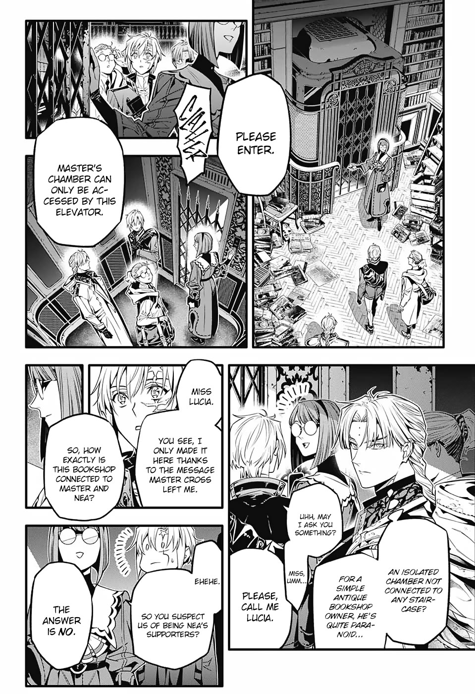 D.Gray-man Chapter 251 page 14 - Chapter 251: The Zoogle Antique Bookshop