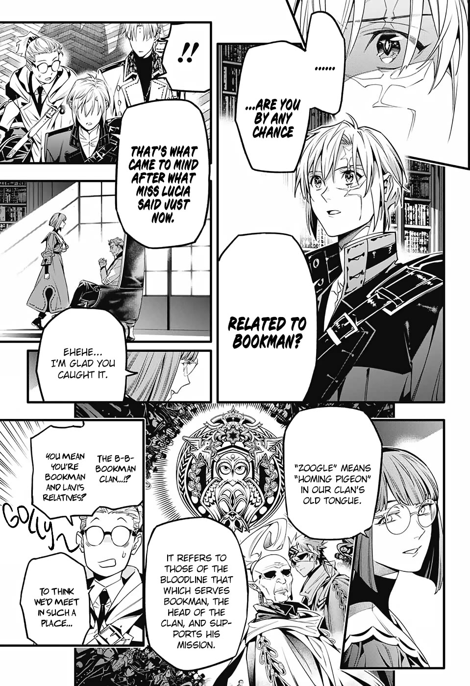 D.Gray-man Chapter 251 page 17 - Chapter 251: The Zoogle Antique Bookshop