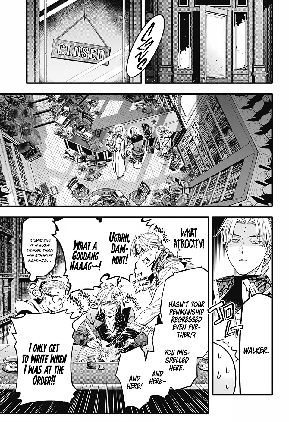D.Gray-man Chapter 251 page 9 - Chapter 251: The Zoogle Antique Bookshop