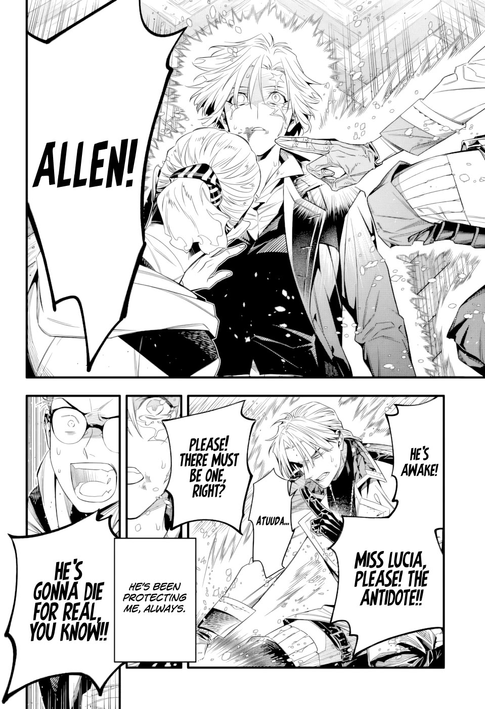 D.Gray-man Chapter 255 page 7 - Chapter 255: A Guardian Bathed in Silvery Light