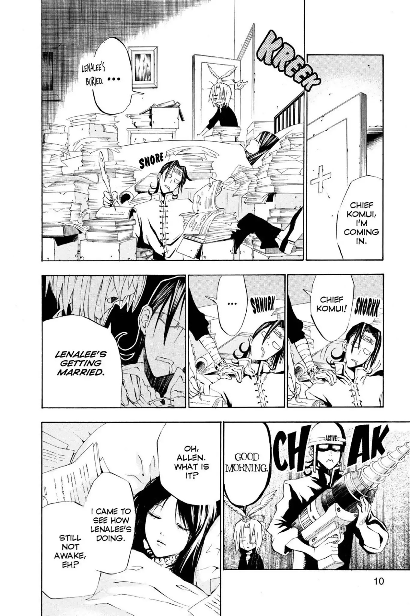 D.Gray-man Chapter 27 page 11 - Chapter 27: Vol.4 The 27th Night: Slump