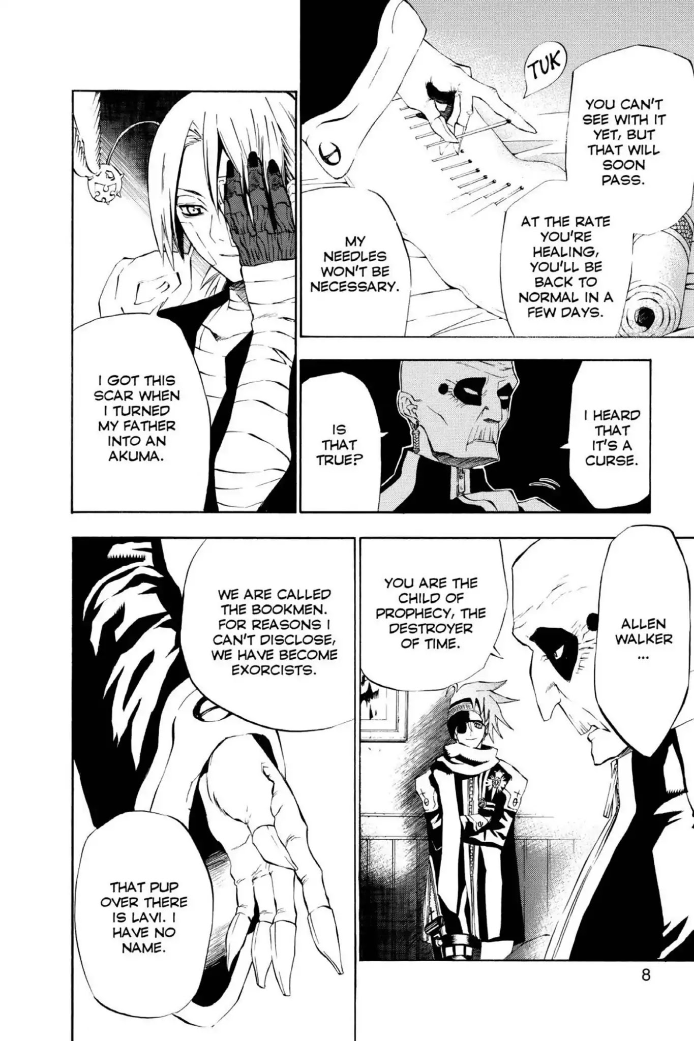 D.Gray-man Chapter 27 page 9 - Chapter 27: Vol.4 The 27th Night: Slump