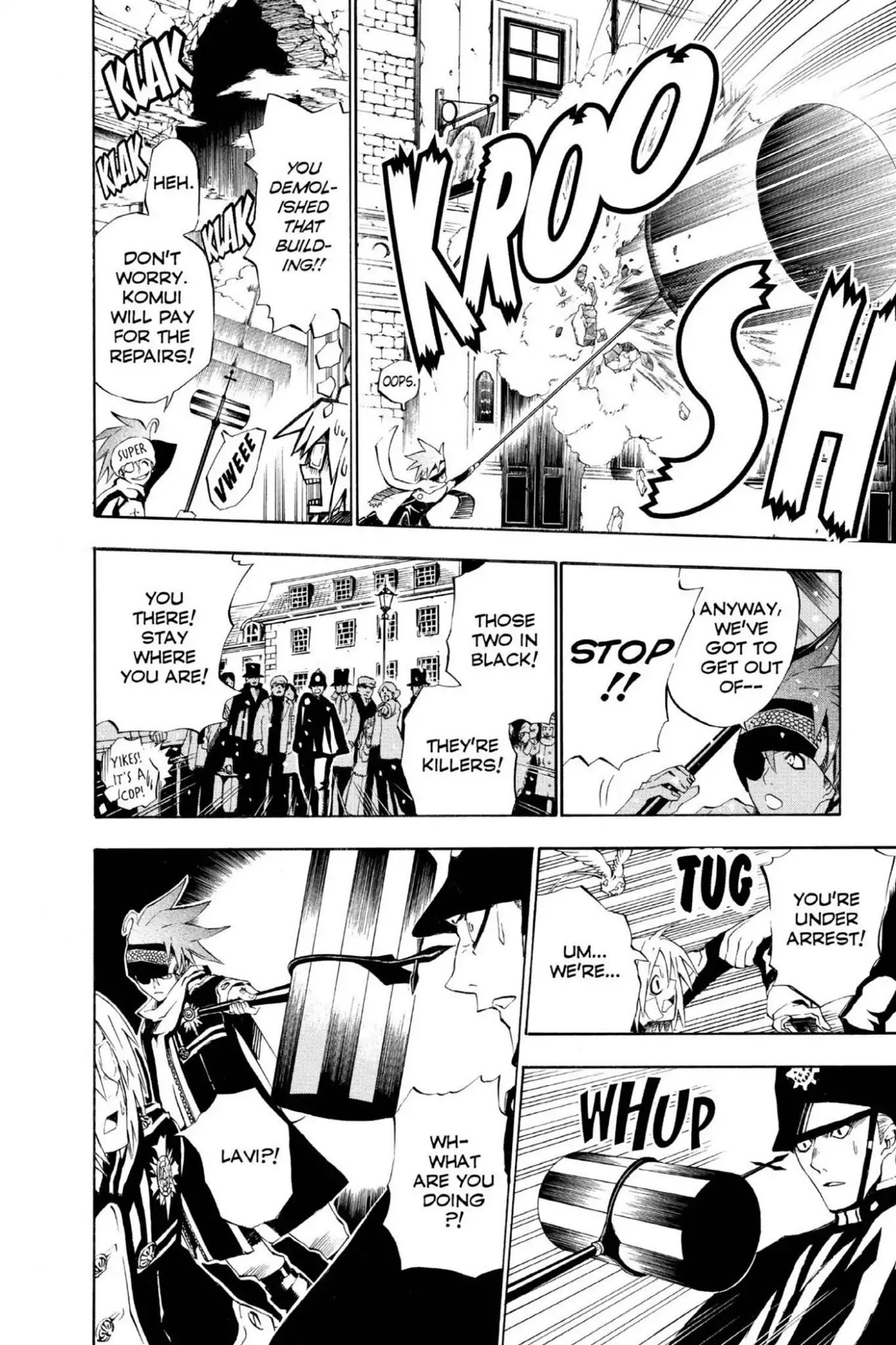 D.Gray-man Chapter 28 page 8 - Chapter 28: Vol.4 The 28th Night: Uniform