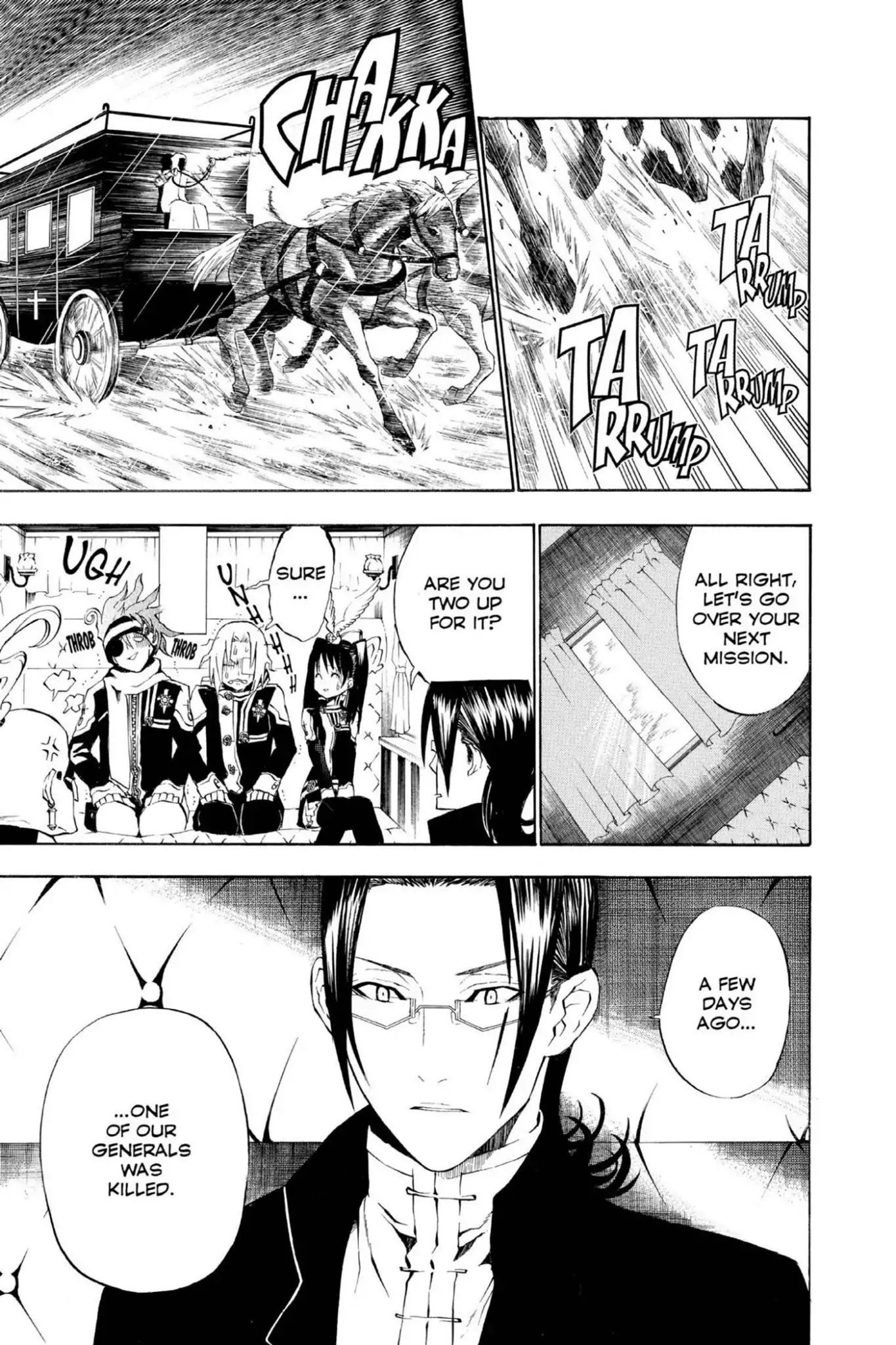 D.Gray-man Chapter 29 page 11 - Chapter 29: Vol.4 The 29th Night: Crisis of the Generals