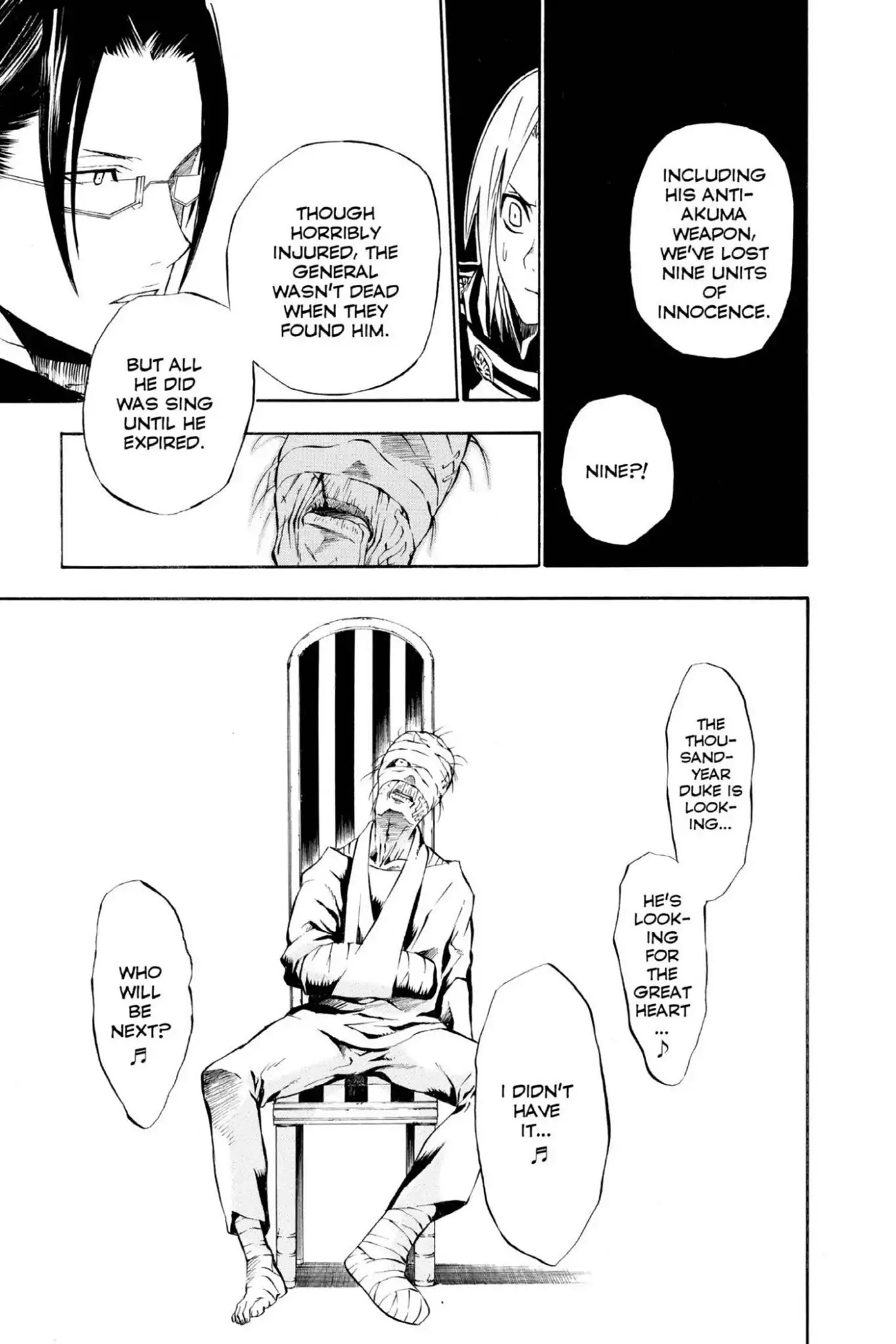 D.Gray-man Chapter 29 page 13 - Chapter 29: Vol.4 The 29th Night: Crisis of the Generals