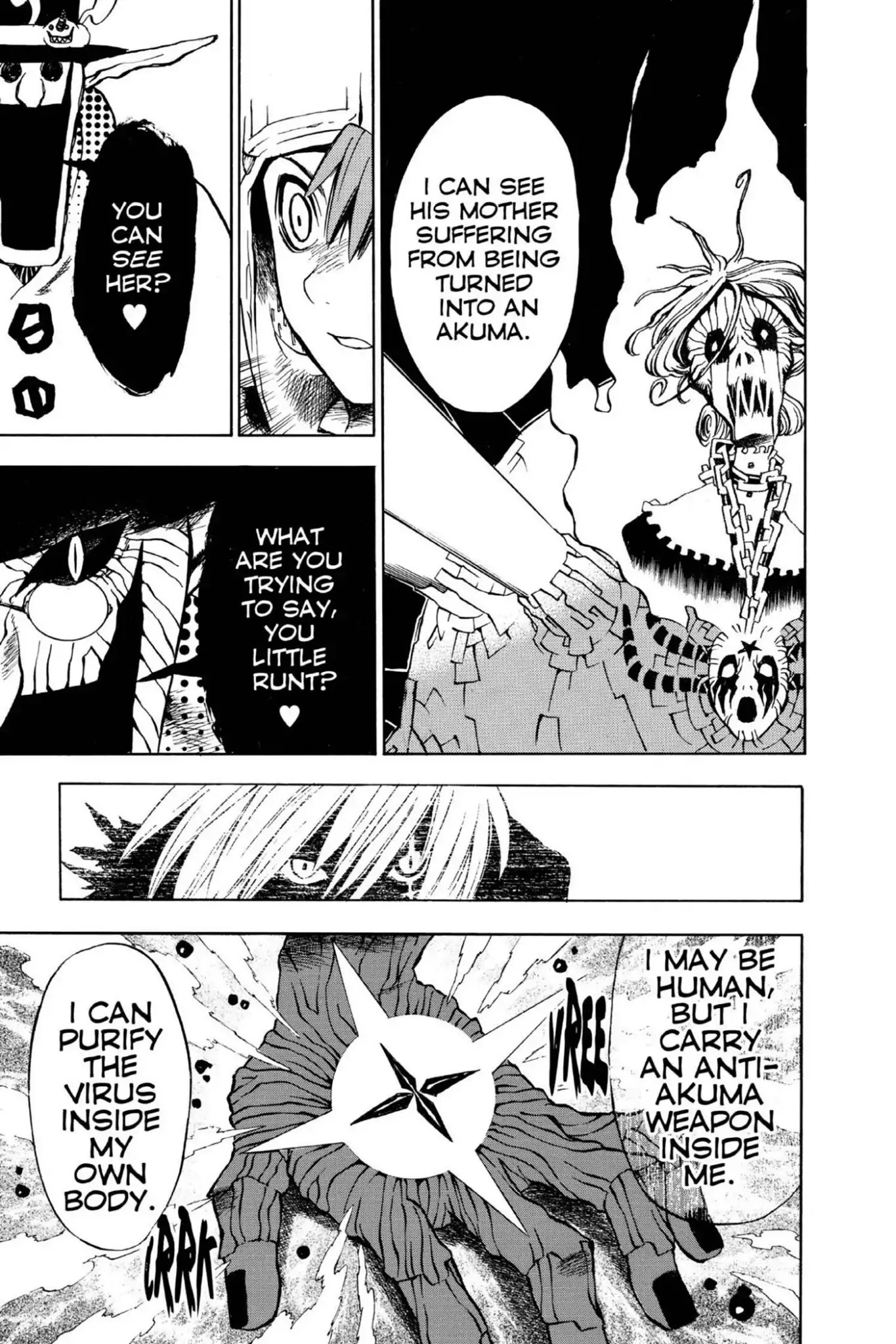 D.Gray-man Chapter 3 page 11 - Chapter 3: Vol.1 The 3rd Night: The Pentacle