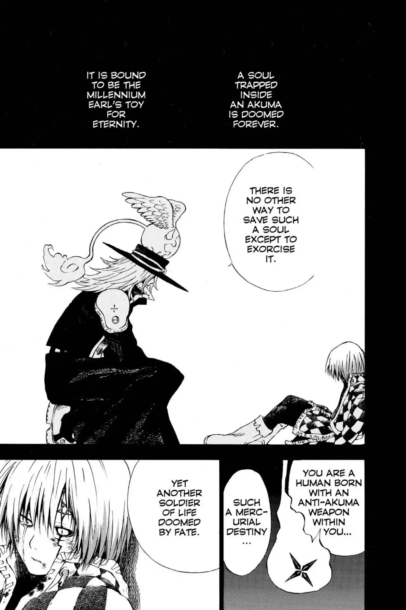 D.Gray-man Chapter 3 page 21 - Chapter 3: Vol.1 The 3rd Night: The Pentacle