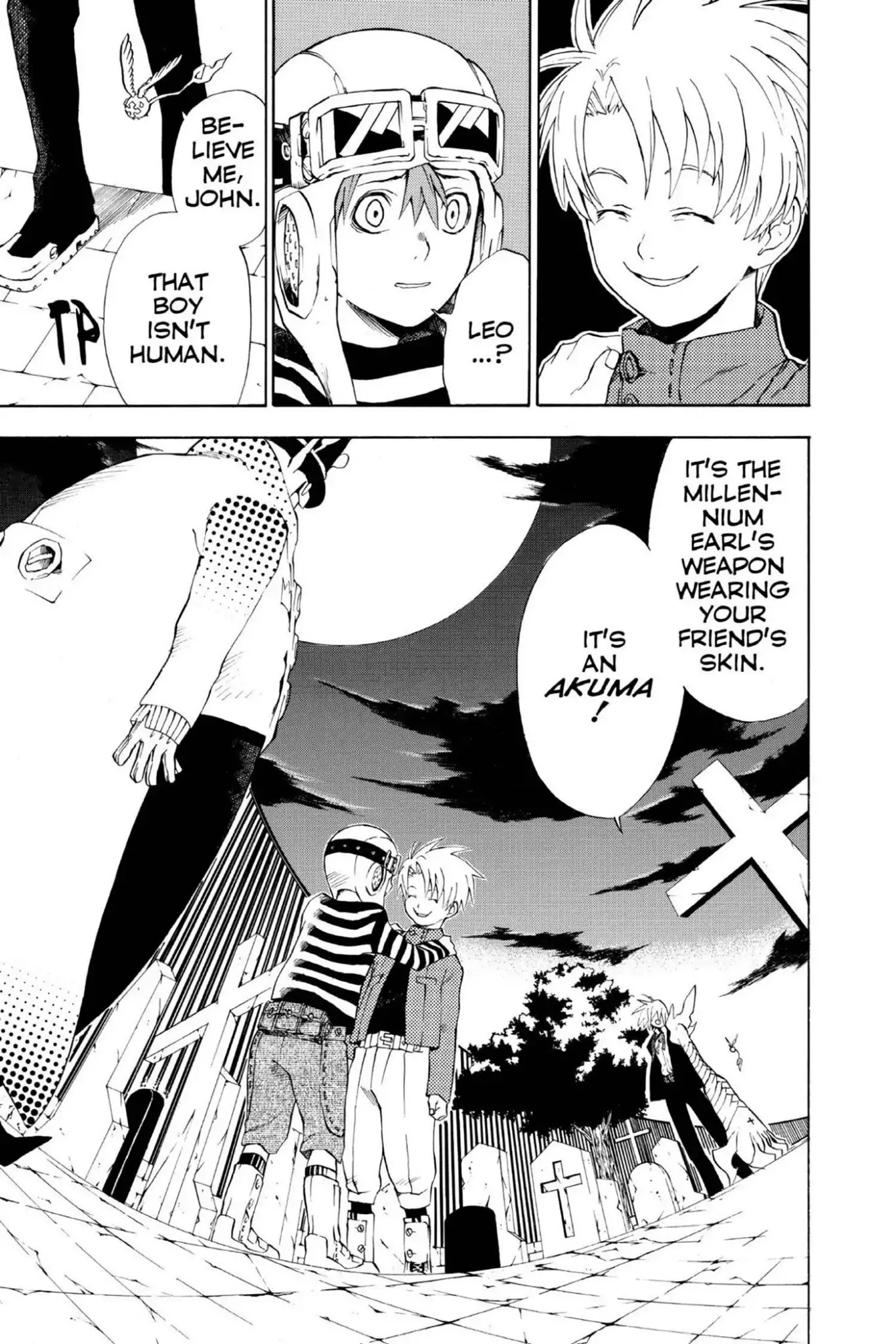 D.Gray-man Chapter 3 page 3 - Chapter 3: Vol.1 The 3rd Night: The Pentacle
