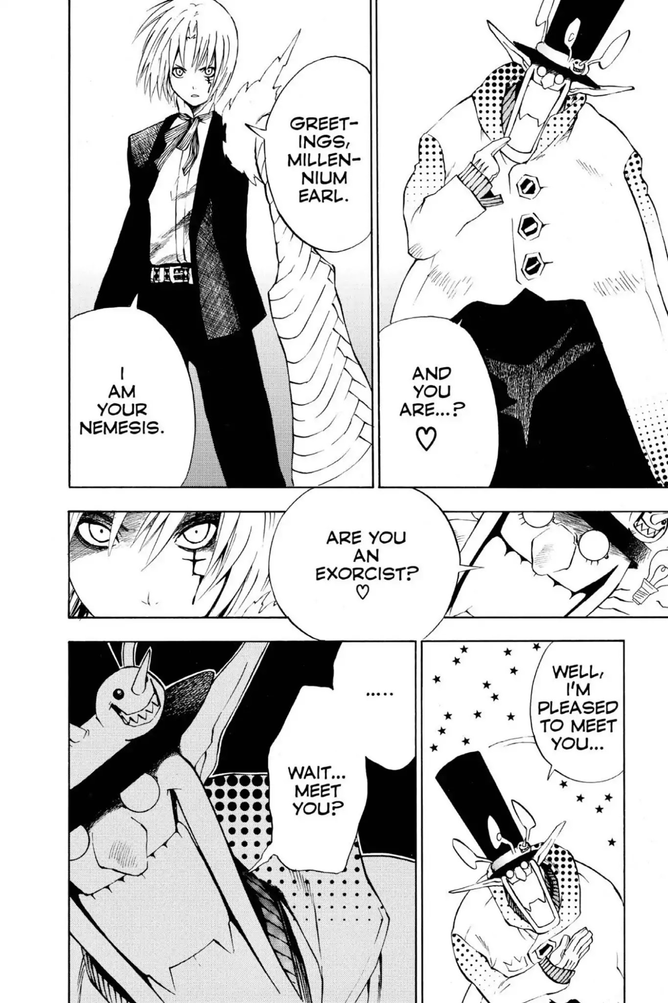 D.Gray-man Chapter 3 page 4 - Chapter 3: Vol.1 The 3rd Night: The Pentacle