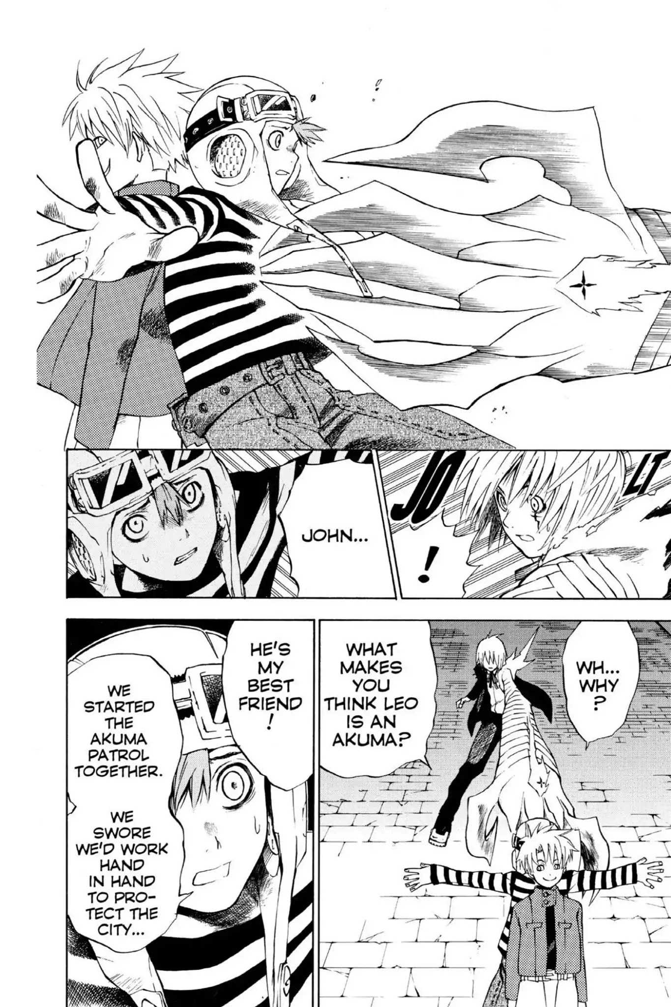 D.Gray-man Chapter 3 page 6 - Chapter 3: Vol.1 The 3rd Night: The Pentacle