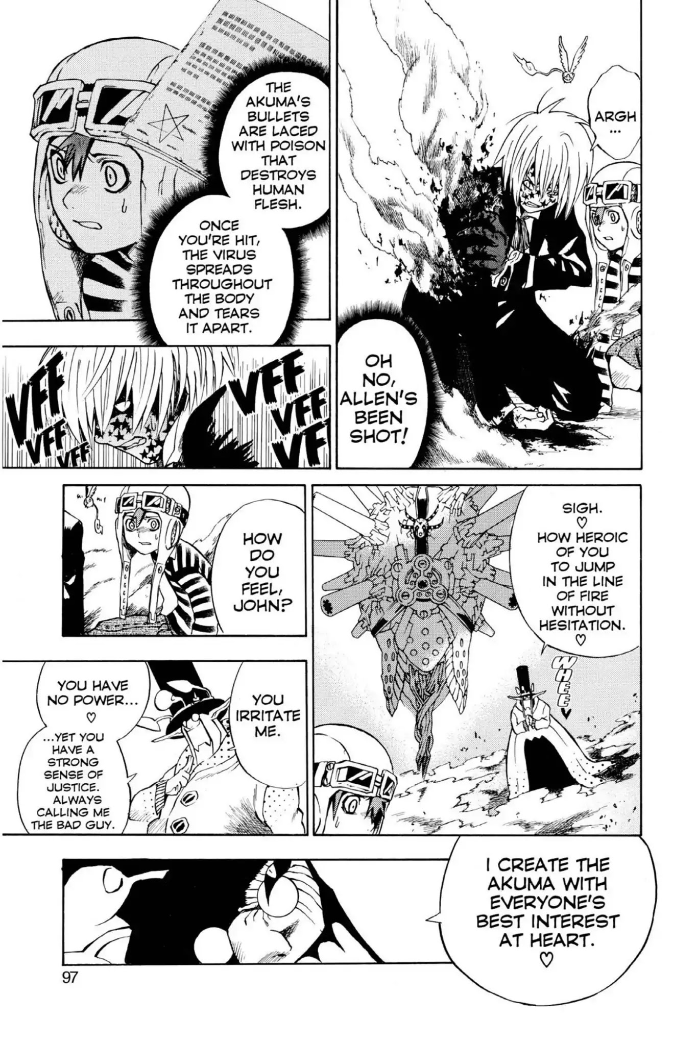 D.Gray-man Chapter 3 page 9 - Chapter 3: Vol.1 The 3rd Night: The Pentacle