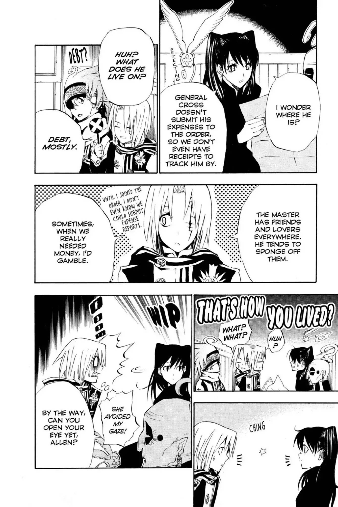 D.Gray-man Chapter 30 page 10 - Chapter 30: Vol.4 The 30th Night: Missing in Action