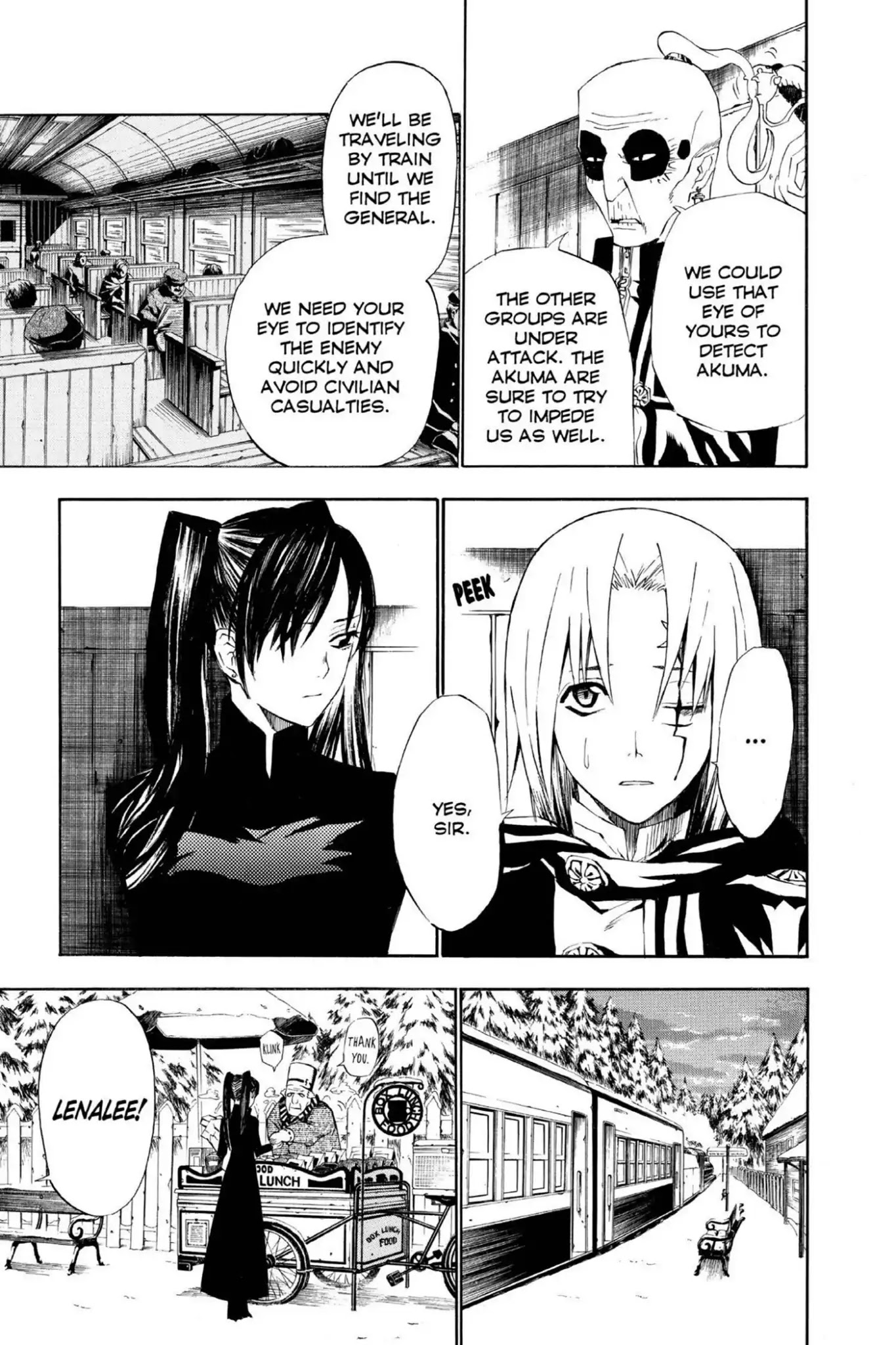 D.Gray-man Chapter 30 page 11 - Chapter 30: Vol.4 The 30th Night: Missing in Action