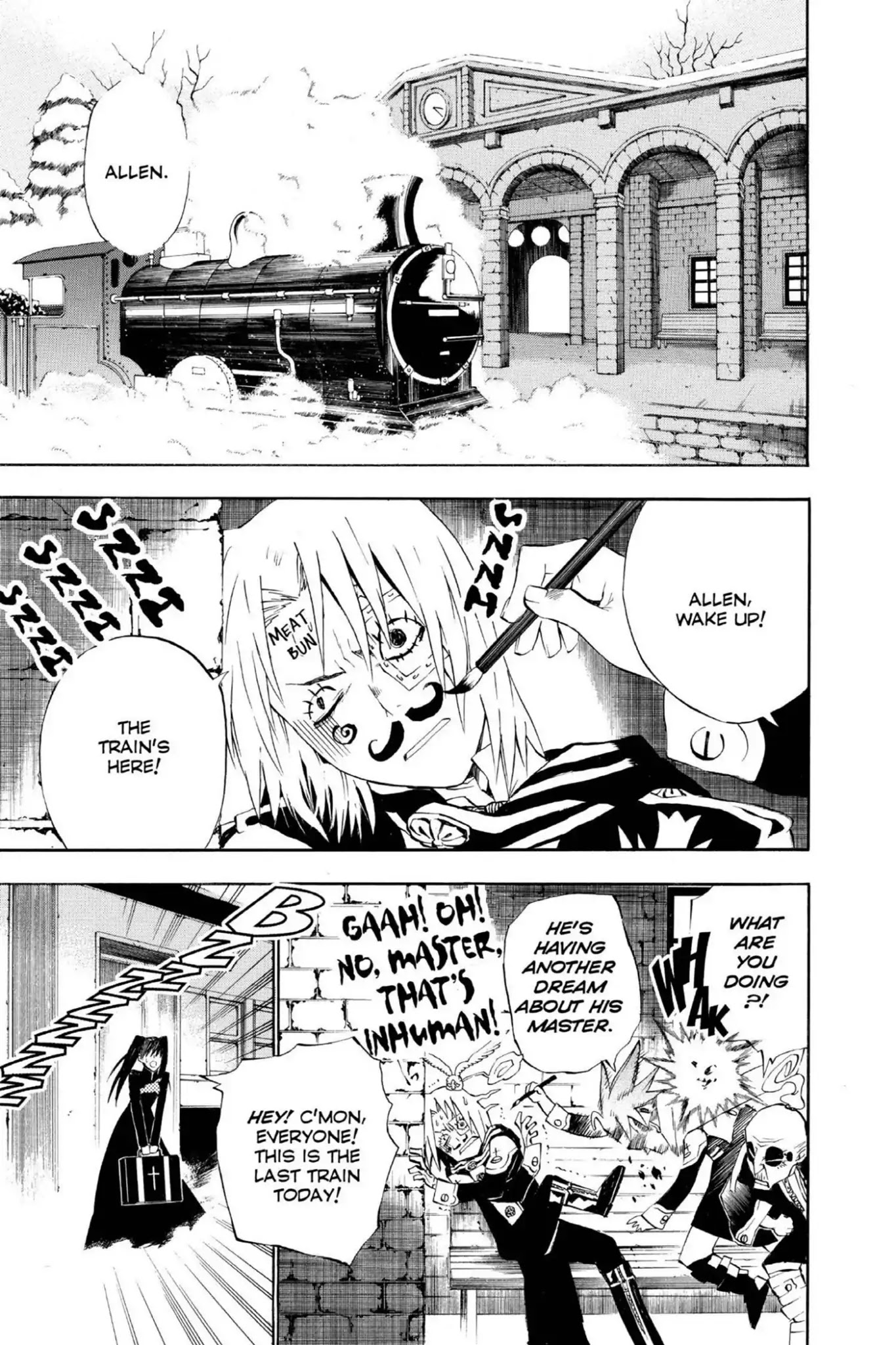 D.Gray-man Chapter 30 page 5 - Chapter 30: Vol.4 The 30th Night: Missing in Action